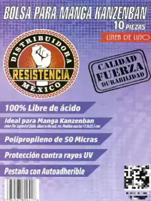 Bolsa De Polipropileno Para Mangas Kanzenban (10 Unidades)