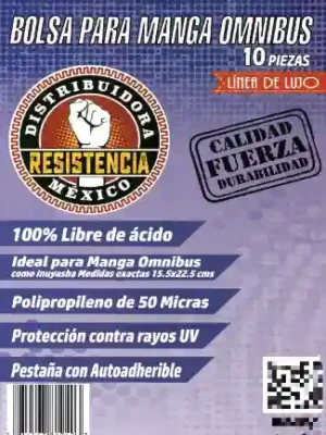 Bolsa De Polipropileno Para Mangas Omnibus y B6 Dobles (Unidad)