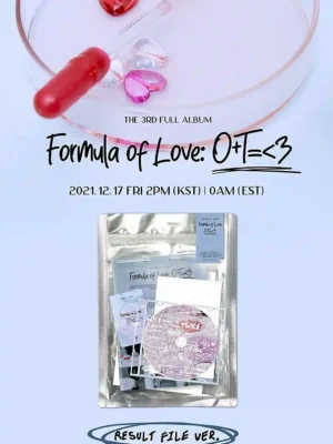 TWICE [FORMULA OF LOVE: O+T=<3] 3rd Album RESULT FILE Version