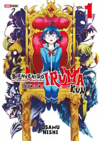 BIENVENIDO AL INSTITUTO DEMONIACO IRUMA-KUN EDICIÓN 3EN1 N.01 (PANINI MX)